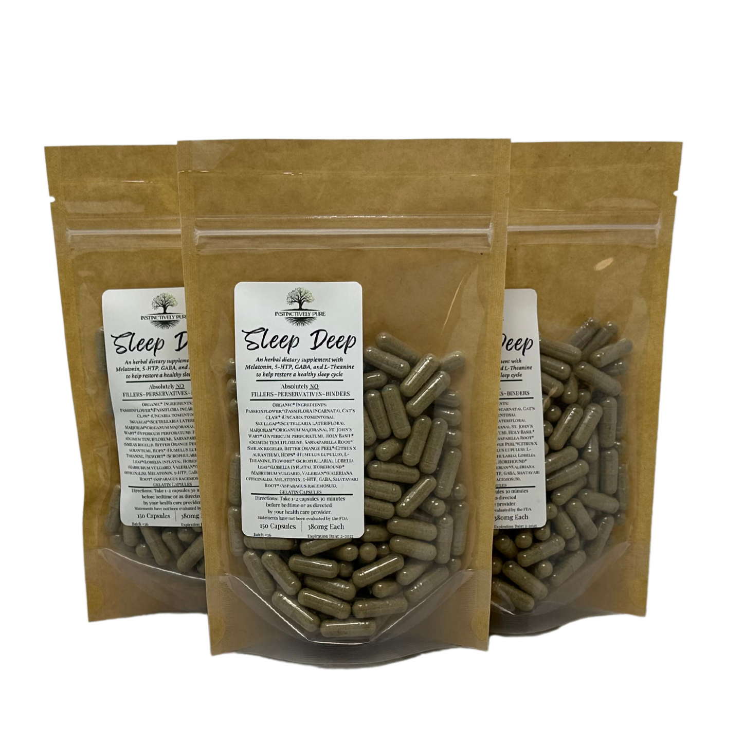 Sleep Deep Herbal Supplement 150 capsules