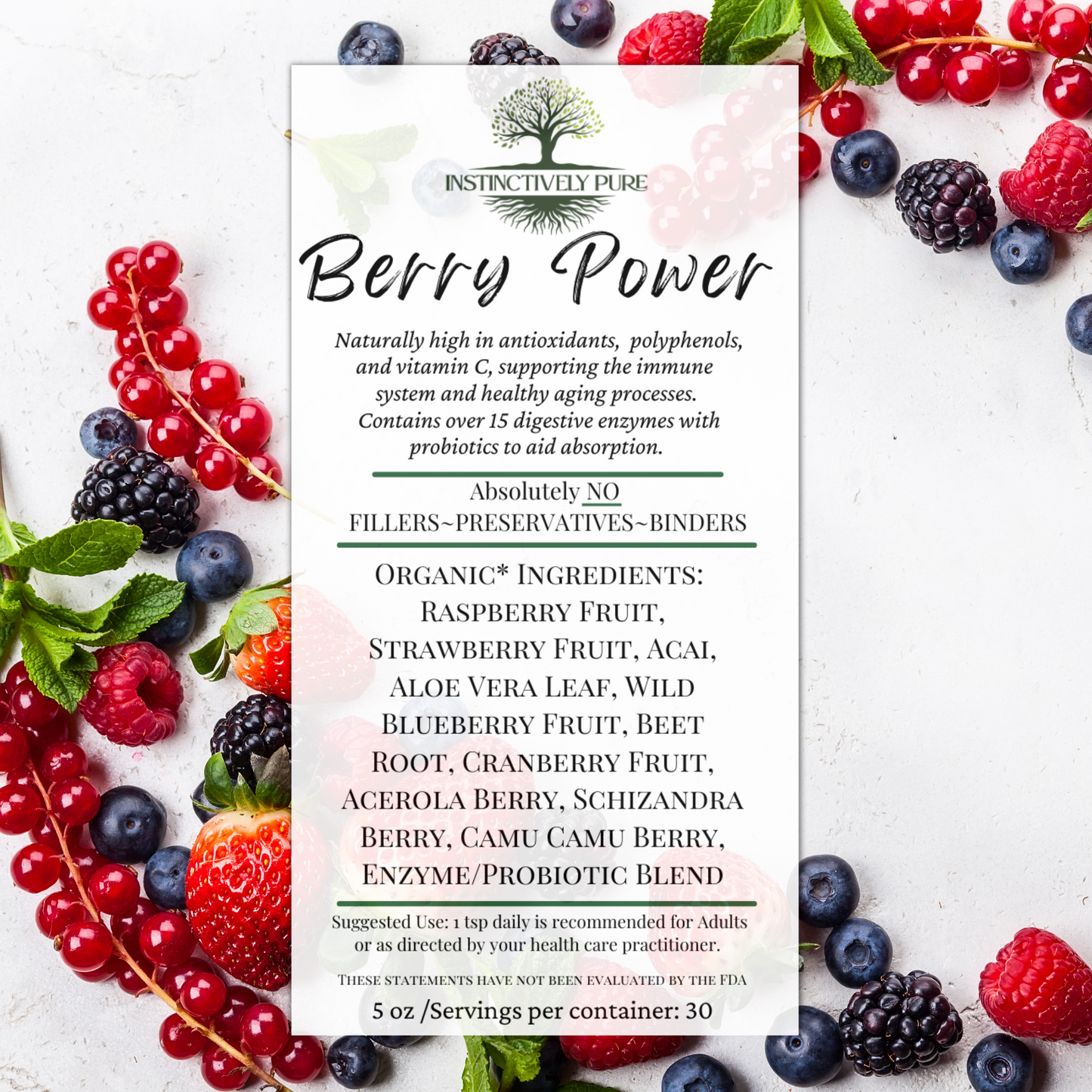 Berry Power Whole Food Supplement