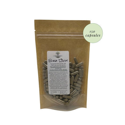 Brain Storm Herbal Supplement 150 capsules
