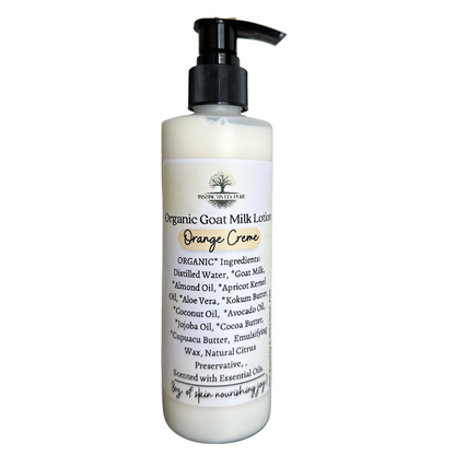 Organic Goat Milk Lotion Orange Cream Fragrance 8oz