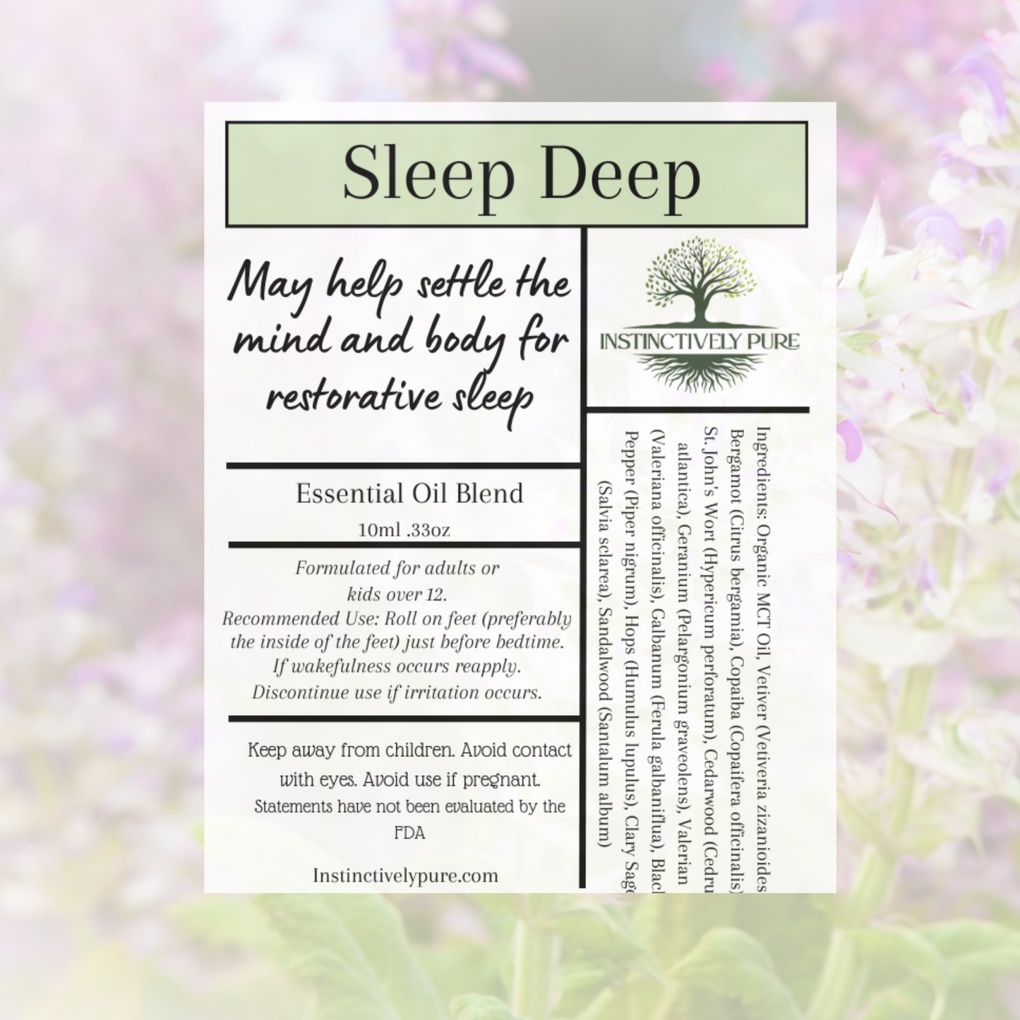 Sleep Deep Restful Blend Essential Oil Roll On 10ml