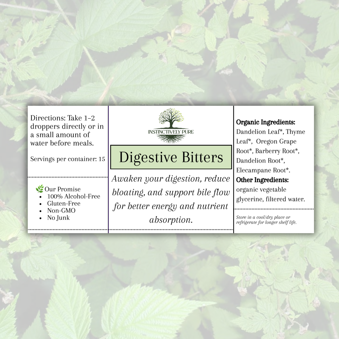 Digestive Bitters Tincure 2oz