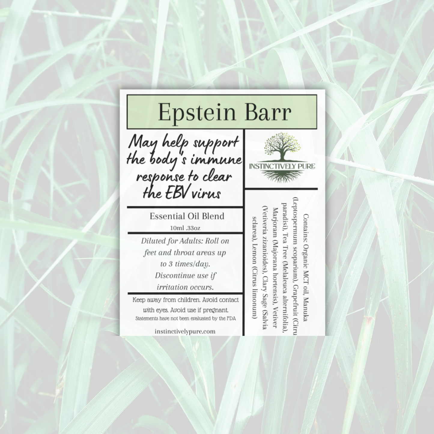 Epstein Barr Essential Oil Roll On 10ml