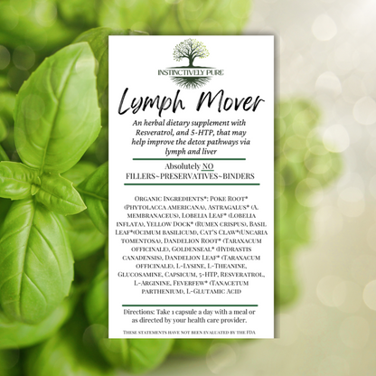 Lymph Mover Herbal Supplement 150 capsules