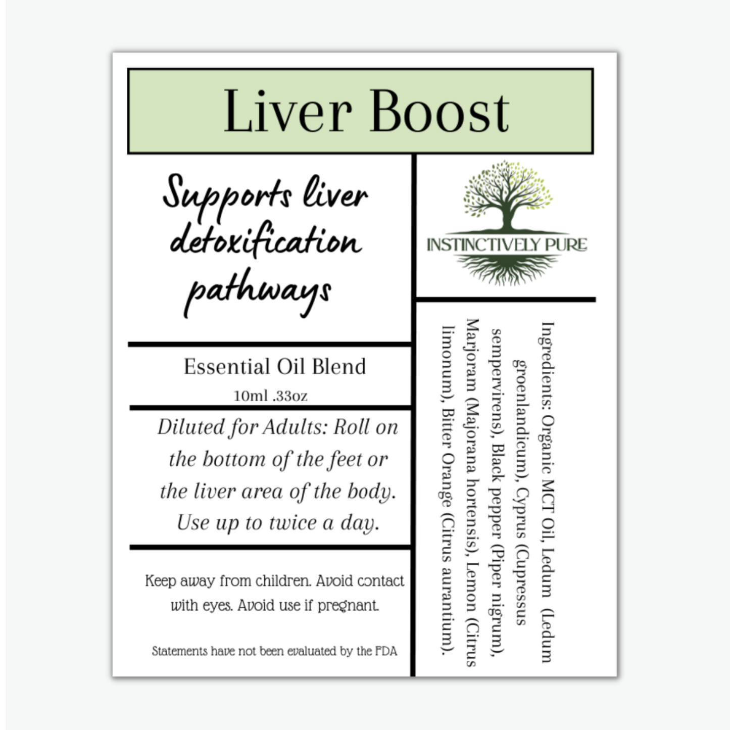 Liver Boost Essential Oil Roll On 10ml