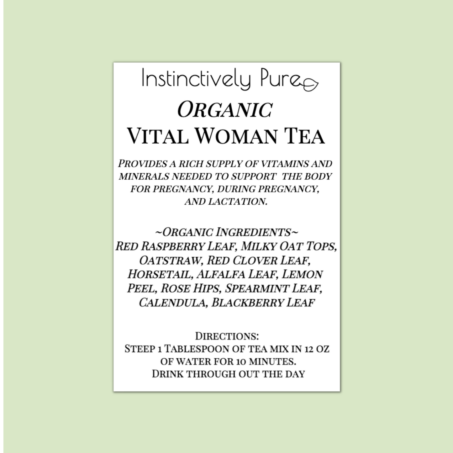 Vital Women Tea