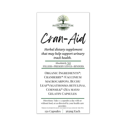 Cran-Aid Herbal Supplement 150 capsules